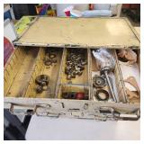 White Metal Parts Cabinet Comes With Parts