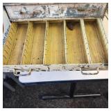 White Metal Parts Cabinet Comes With Parts