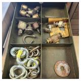 Lot of 3 Parts Cabinets With Parts
