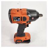 Two Ridgid Impact Drivers 1/4" R860021 1/2" R86012 Two Batteries And Charger