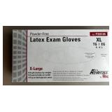 Powder Free Latex Exam Gloves; Size: XL
