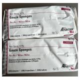 Gauze Sponges, non-sterile, 12 ply, 4x4