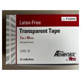 Latex Free Transparent Tape 1in x 10yds
