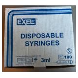 Exel Disposable 3mL Syringes *Expired*