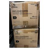 Strong Vinyl Exam Gloves (2 cases)