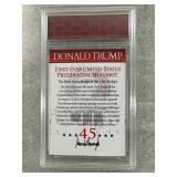 Donald Trump "Mug Shot" Trading Card Mint