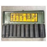 11pc 1/2" SAE Deep Well Socket Set Made in Japan