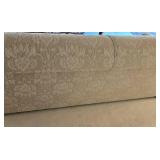 Vanguard Upholstered Ivory Brocade Sofa