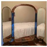 Nostalgic Art-Deco Styled Vanity with adjustable Mirror