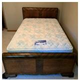 Richly-Detailed Vintage Art-Deco Styled Bedframe