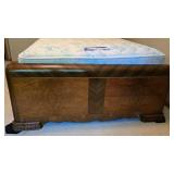 Richly-Detailed Vintage Art-Deco Styled Bedframe