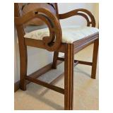 Vintage Art Deco Upholstered Bench or Vanity Chair