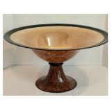 Michael Cohn and Molly Stone Athena Art Glass Pedestal Bowl