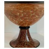 Michael Cohn and Molly Stone Athena Art Glass Pedestal Bowl