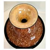 Michael Cohn and Molly Stone Athena Art Glass Pedestal Bowl