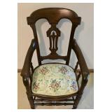Vintage Wooden Occasional Chair