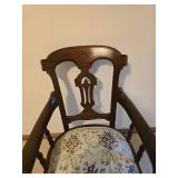 Vintage Wooden Occasional Chair
