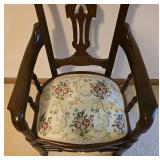 Vintage Wooden Occasional Chair