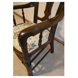 Vintage Wooden Occasional Chair