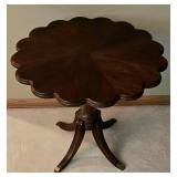 Vintage Scalloped Edge Side Table
