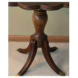 Vintage Scalloped Edge Side Table