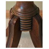 Vintage Scalloped Edge Side Table