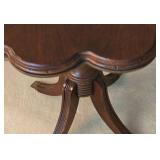 Vintage Scalloped Edge Side Table