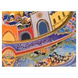 Raphael Abecassis Kabbalistic "King David" Lithograph