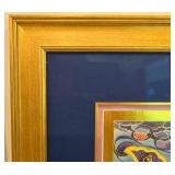 Raphael Abecassis Kabbalistic "King David" Lithograph