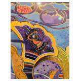 Raphael Abecassis Kabbalistic "King David" Lithograph