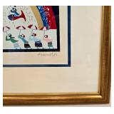Signed and Numbered Raphael Abecassis "Winter" Lithograph
