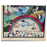 Signed and Numbered Raphael Abecassis "Winter" Lithograph