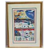 Raphael Abecassis "Fall" Lithograph