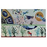 Raphael Abecassis "Fall" Lithograph