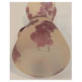 Stunning Vintage Israel Rueven Hebron Blown Glass Pitcher