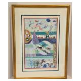 Signed and Numbered Raphael Abecassis "Spring" Lithograph