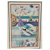 Signed and Numbered Raphael Abecassis "Spring" Lithograph