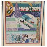 Signed and Numbered Raphael Abecassis "Spring" Lithograph