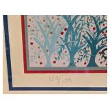 Signed and Numbered Raphael Abecassis "Spring" Lithograph
