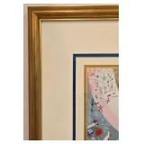 Signed and Numbered Raphael Abecassis "Summer" Lithograph