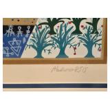 Signed and Numbered Raphael Abecassis "Summer" Lithograph