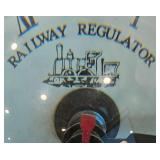 Pair of Pottery Barn Railway Regulator Clock Replicas