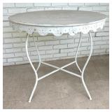 Wonderful White Vintage Table and Two Chairs