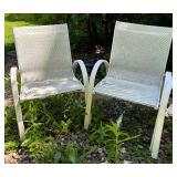 Metal Table with Four Chairs