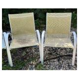 Metal Table with Four Chairs