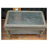 Pair of Patio Chairs, Ottoman and Coordination Accent Table