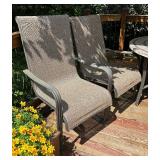 Patio Table with Four Chairs and Umbrella