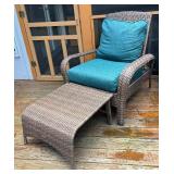 Martha Living Chair with Ottoman