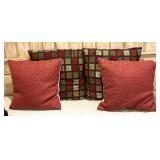 Four Decorative Accent Pillows
