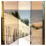 3 Panel Double Sided Canvas Screen